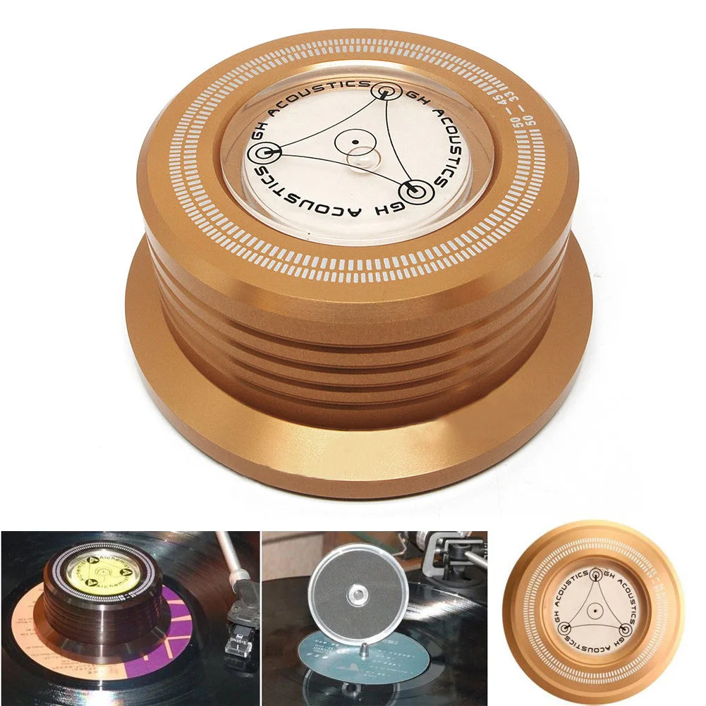 2020 New Arrival 3In1 Metal Clamp Lp Disc Stabilizer Turntable For Vinyl Vibration Balanced | Электроника