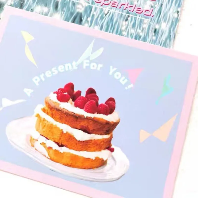 Почтовые открытки в Корейском стиле с изображением галактического торта Ins