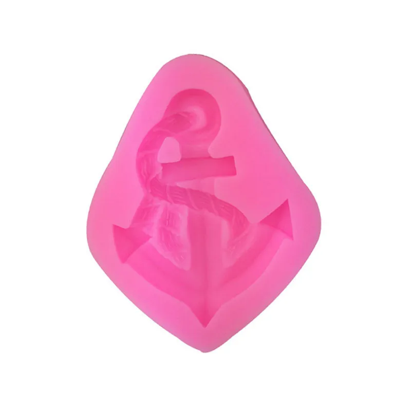 Anchor Rudder Silicone Mold Ship Rope Fondant Cake Sugarcraft Decorating DIY Tools Pastry Chocolate Cupcake Baking Moulds