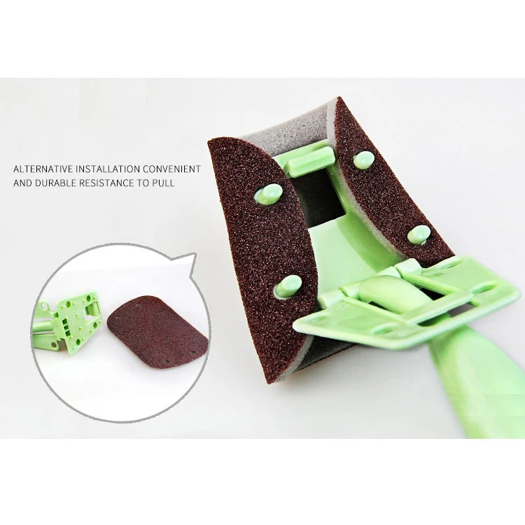 Волшебная сильная Чистящая щетка Нано губка Наждачная ручная длинная ручка