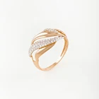Золотое кольцо с фианитами 000-276212 НАШЕ ЗОЛОТО Our gold