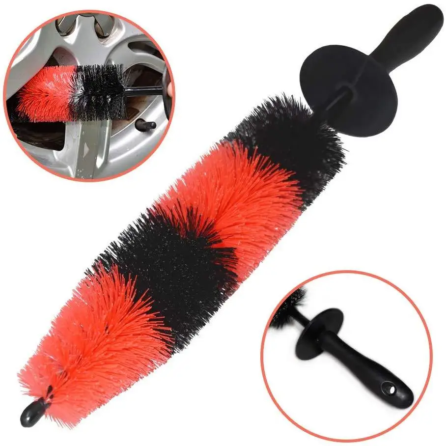 

6PCS Car Detailing Brush Set Car Tire Cleaning Brushes Kits Brush With Car Wheel Auto Car Air Vents Rim Cleaning Dirt Dust Tools