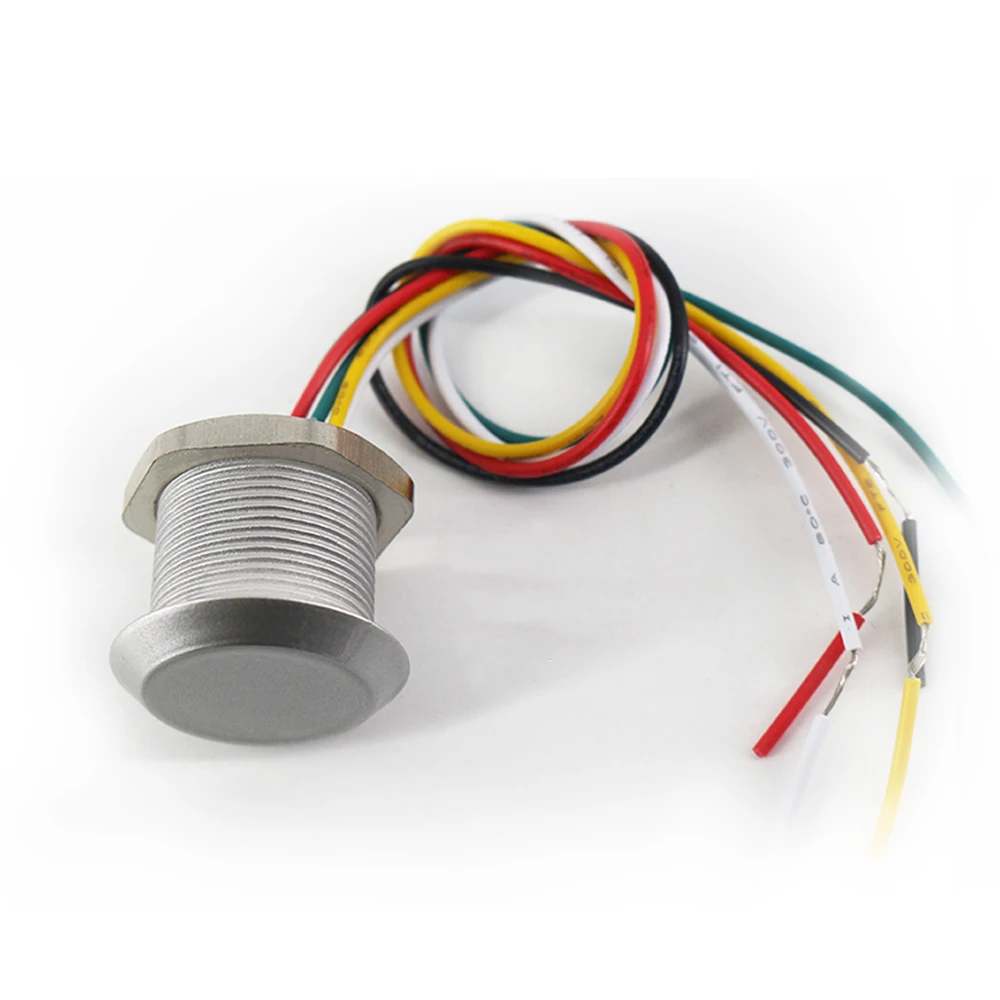 

Taidacent Micro Card Reader Waterproof Round Access Control EM / M1 ID IC Card Reader Mini Wiegand Reader WG26 WG34 Silver