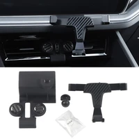 fit for volkswagen touareg 2019 2020 car accessories carbon black mobile cell phone holder car air vent mount stand 1 set