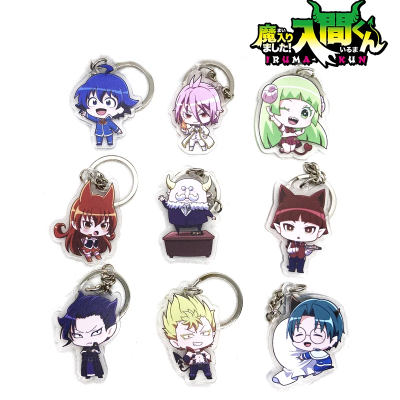 Anime Mairimashita! Iruma-kun Suzuki Iruma Clara Valac Acrylic Keyring Cosplay Keychain Pendant Key Rings Prop Costume Xmas Gift |