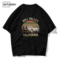hill valley california car casual menwomen 100 cotton t shirt tshirt 2021 chic girls summer short sleeve tops streetwear tees