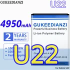 Аккумулятор GUKEEDIANZI мобильный телефон U22 4950 мА  ч, подходит для Oukitel U22