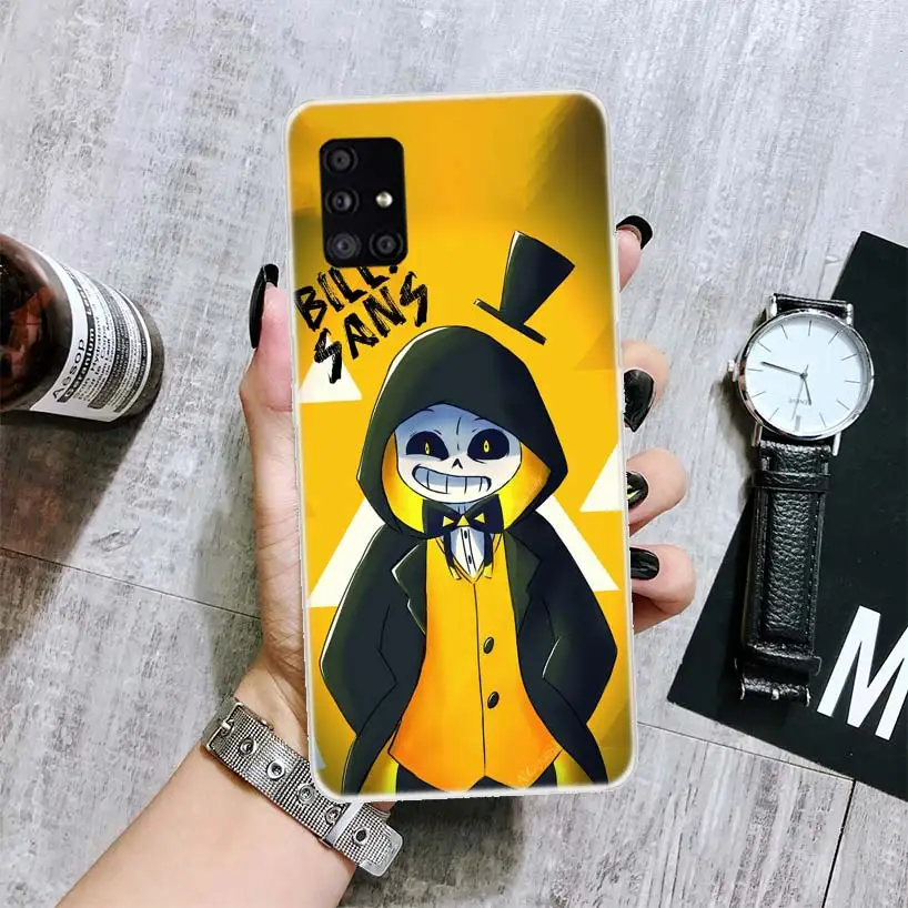 Чехол для телефона Undertale Papyrus Sans Doggo Samsung Galaxy A12 A22 A32 A42 A52 A72 A51 A71 5G A41 A31 A21 A02S M12 M21 M31 M30S -