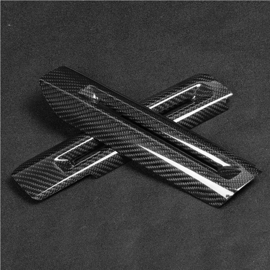 Новинка 2 шт. внутренняя дверь из натурального углеродного волокна подлокотник