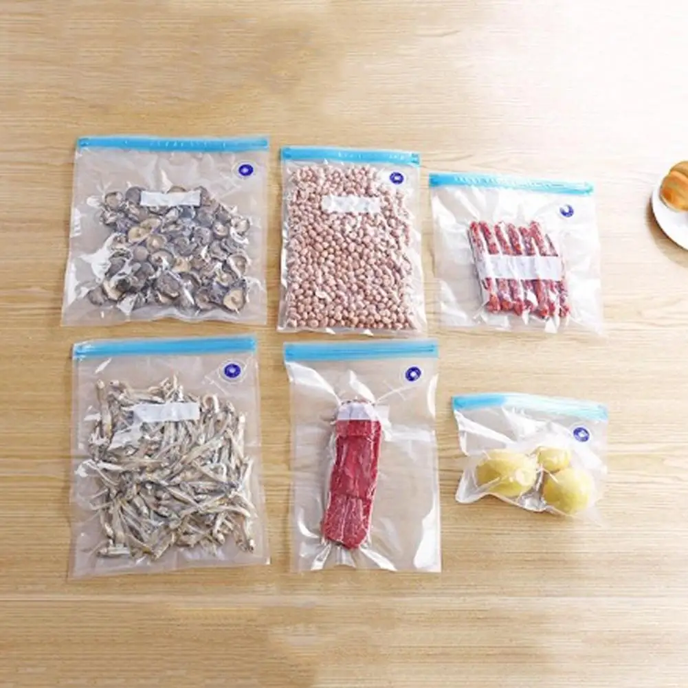 17/20 шт. многоразовые вакуумные пакеты для хранения продуктов|Сумки вещей| |