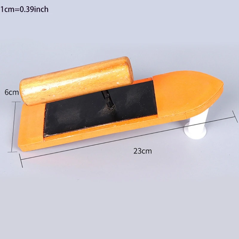 

Y1UD Useful Wooden Handle Sponge Foam Float Trowel Floor Plastering Skimming Concrete Spatula Tools 23x6cm/9.06x2.36''