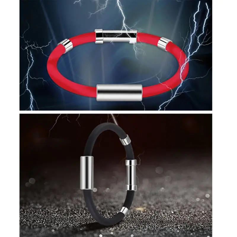 Регулируемый антистатический силиконовый браслет статический Магнитный