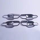 Для Hyundai Tucson 2015 2016 2017 2018 2019 2020 Новинка Хромированная ручка для двери автомобиля, накладка на чашу, стикер, аксессуары для тюнинга автомобиля