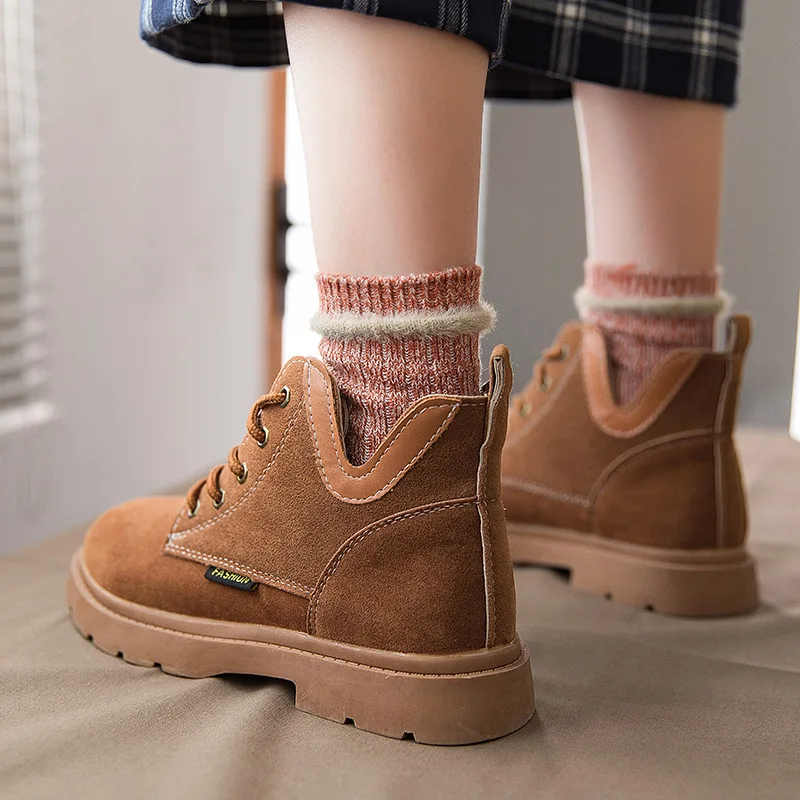 10 Pairs/set Women's Socks Autumn and Winter Japanese Loose Socks Striped One Bar Women Socks Wholesale