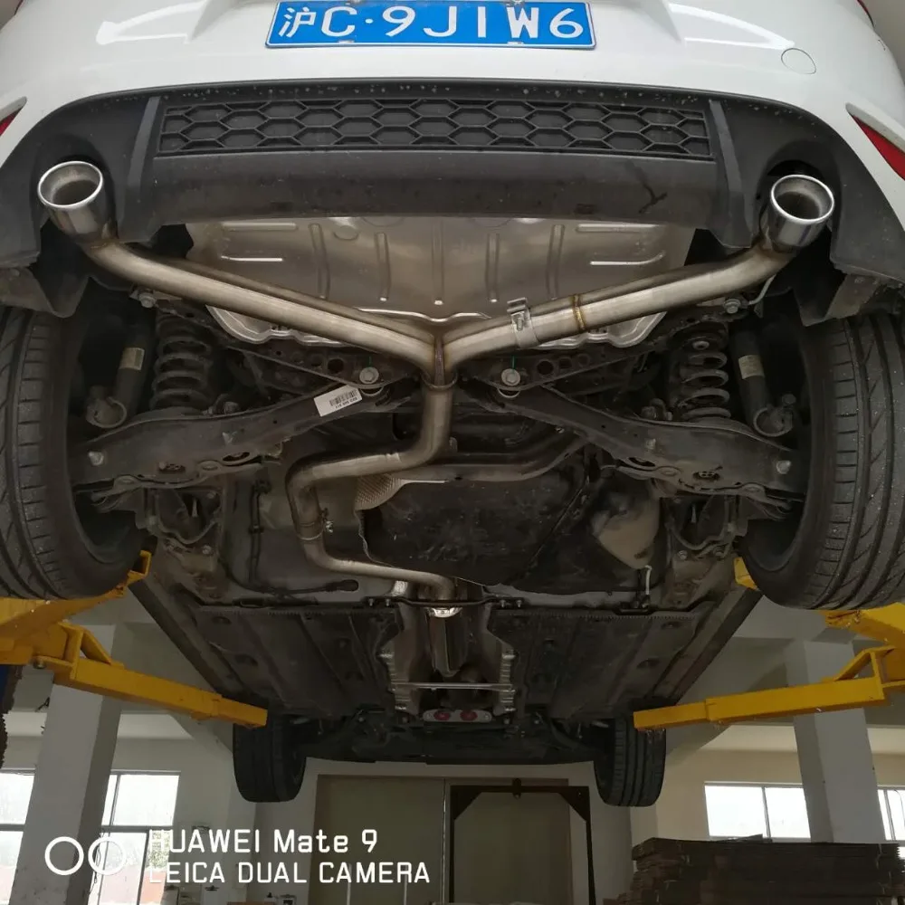Выхлопная система 2 5 "hi power catback для vw mk7 golf gti|Выхлопные коллекторы| |