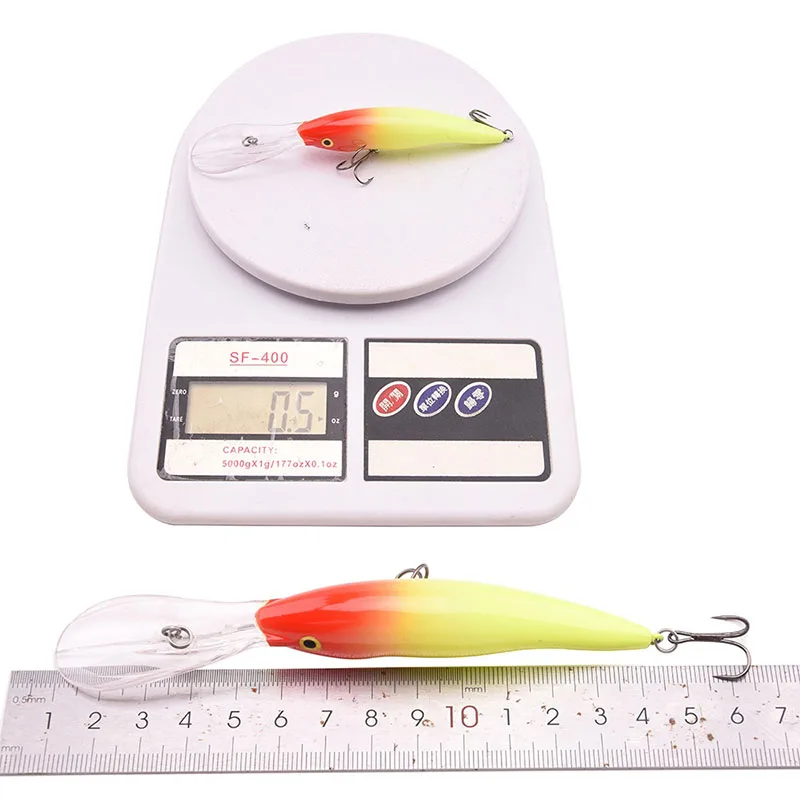 

5Pcs Long tongue Minnow Fishing Lure 14g 13.5cm Hard Bait Floating Crankbait Pesca Topwater Wobblers fish Fishing Tackle