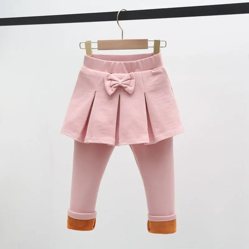 2021 Autumn Winter Baby Girls Cotton Leggings Girls Skirt-pants Child Girl Pants Kids Leggings Cake Skirt Children Clothes D274 images - 6