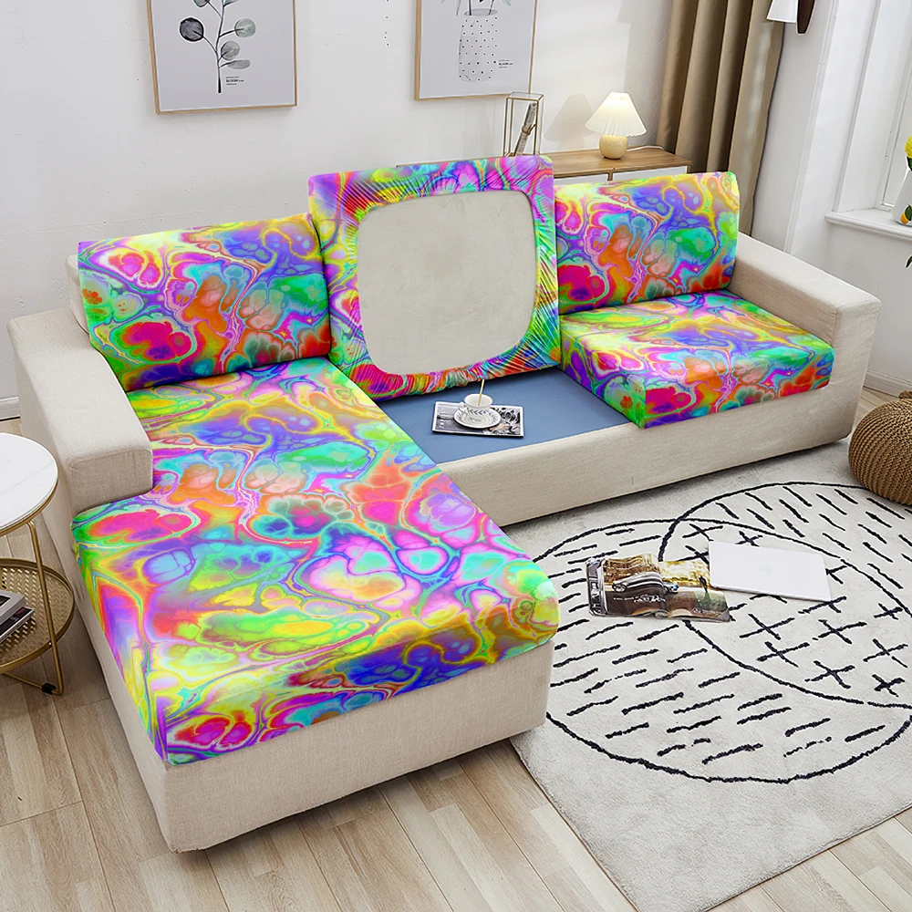 

Абстрактный эластичный чехол для диванной подушки, для кресла, гостиной, для угловых диванов, мебели, защитный чехол для дивана