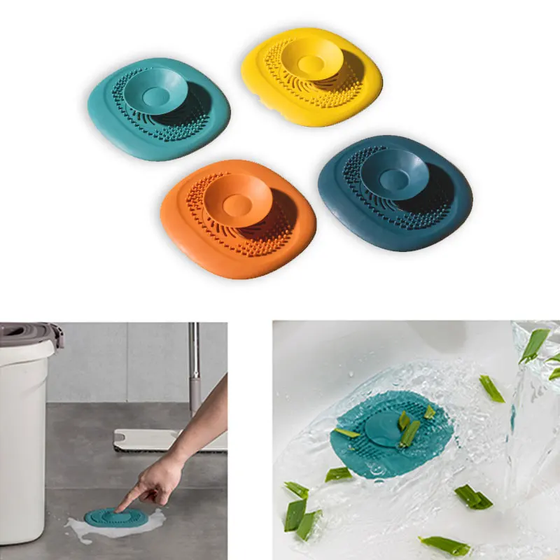 

Bathtub Floor Drain Stopper Hair Catcher Bathroom Sink Strainer Familial Outfall Filter Tools Kitchen Washing Gadget Accessories