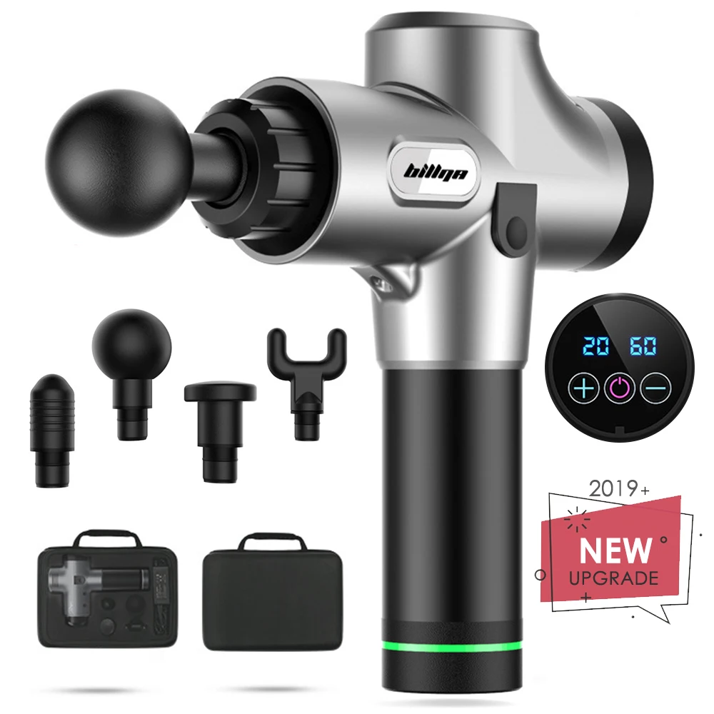 Мощный массажный пистолет ультра ручной тканевый Массажер для мышц облегчение