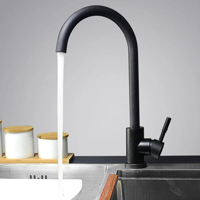 Черный спрей для краски ручка из нержавеющей стали горячая и холодная вода 360