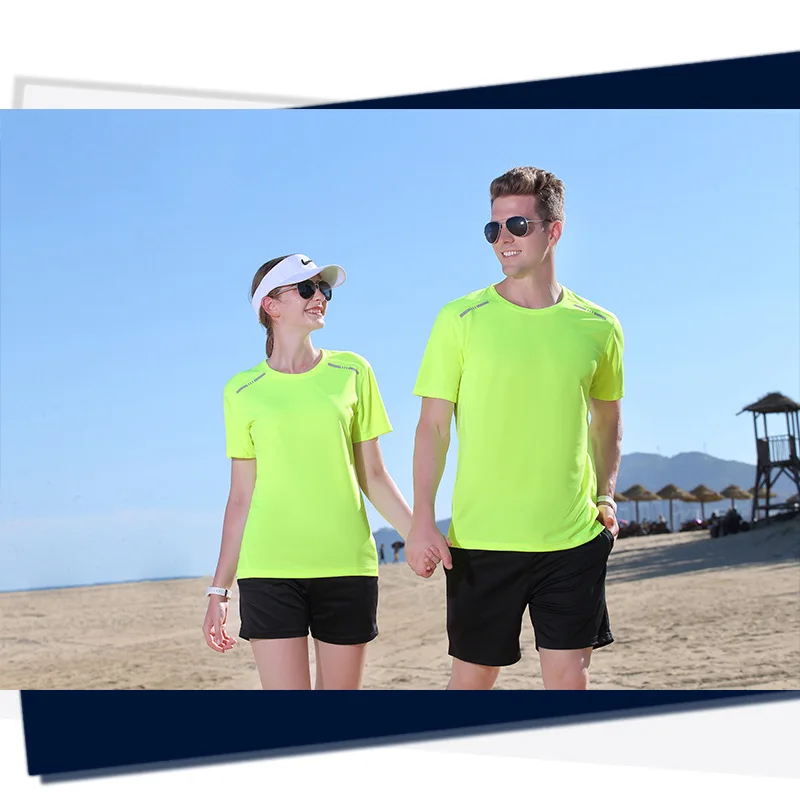 

T-shirt round collar short sleeve clothes in summer