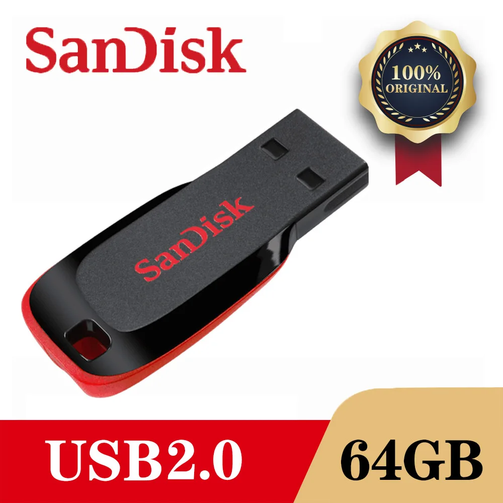 SanDisk USB флеш-накопитель 128 ГБ/64 Гб/32 ГБ/16 ГБ флеш-накопитель Флешка флеш-диск USB 2,0 карта памяти usb диск USB флеш-накопитель