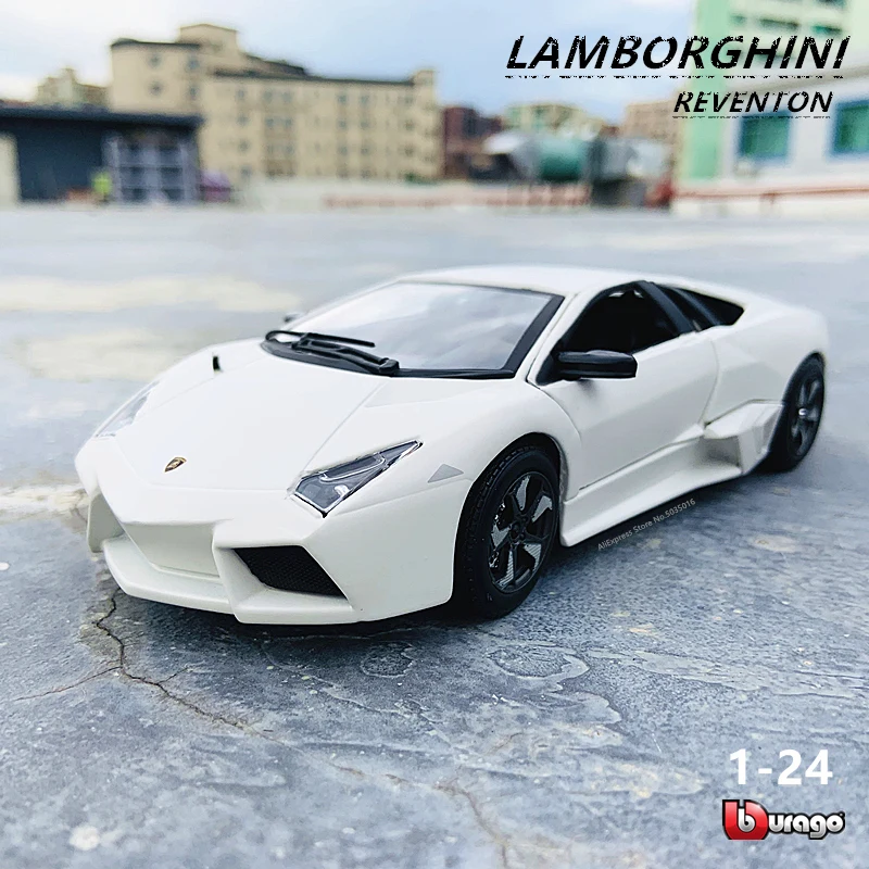Модель автомобиля Bburago 1:24 Lamborghini Reventon из литого сплава коллекционная игрушка в