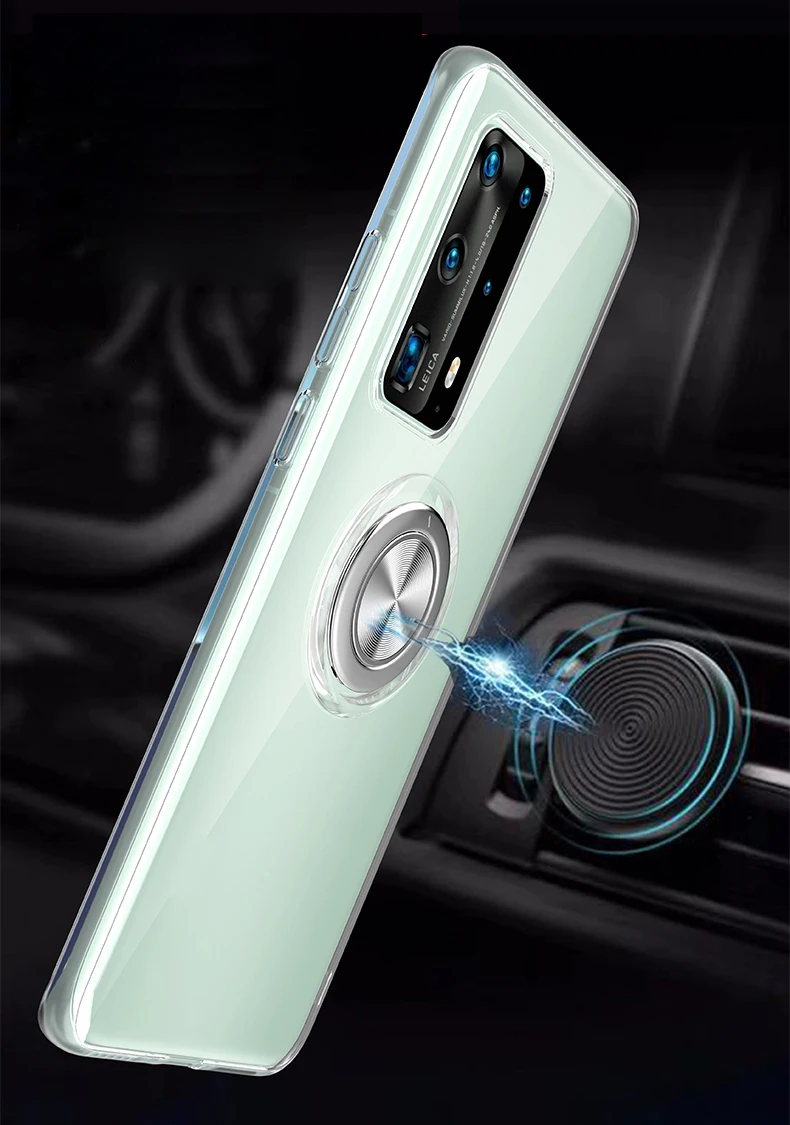 Чехол для ZTE Blade V2020 V 2020 Smart 8010 магнитный автомобильный держатель с кольцом на
