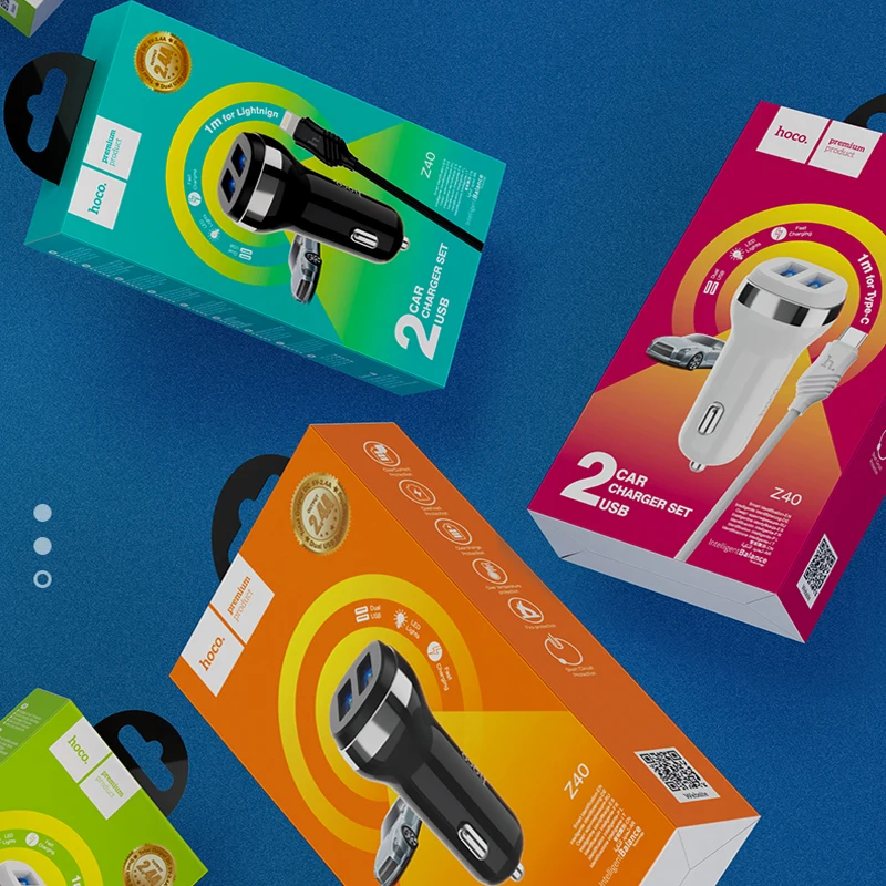 hoco mini 4 8a usb car charger for iphone xiaomi tablet gps fast charger car charger dual usb car phone charger adapter in car free global shipping