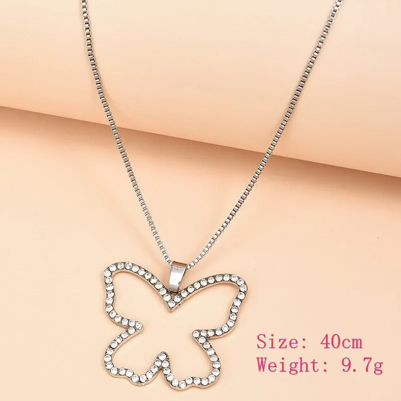 

New Butterfly Pendant Necklace Simple Creative Temperament Jewelry Accessories