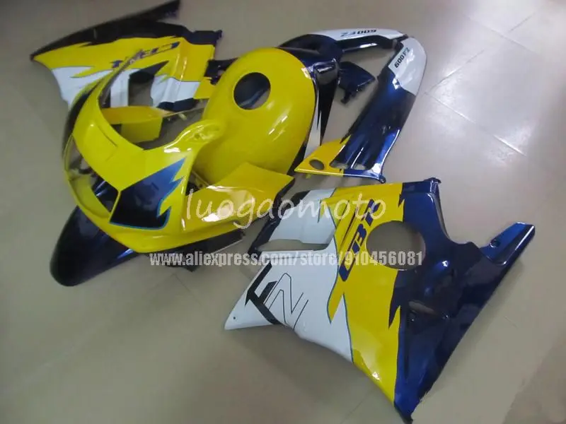 

Желто-синий обтекатель для мотоцикла # HONDA CBR600F2 91 92 93 94 CBR600F2 1991 1992 1993 1994 CBR 600 F2 91-94 #8Q6Y1