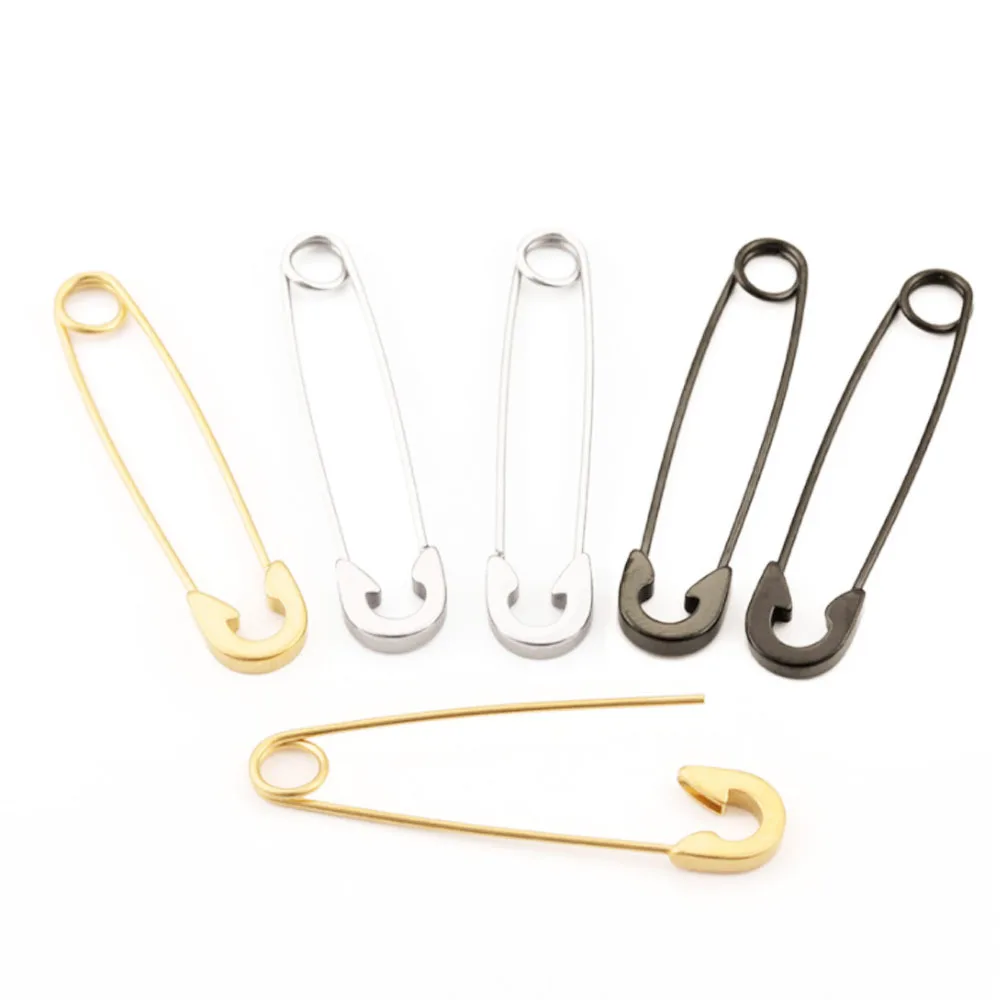 

Leosoxs 1 Pair Stainless Steel Fashion Gender Pin Earrings Paper Clip Earrings Piercing Fashion Jewelry 20G