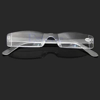 cpdd eyeglasses clear rimless reading glasses case bag presbyopia 3 00 diopter