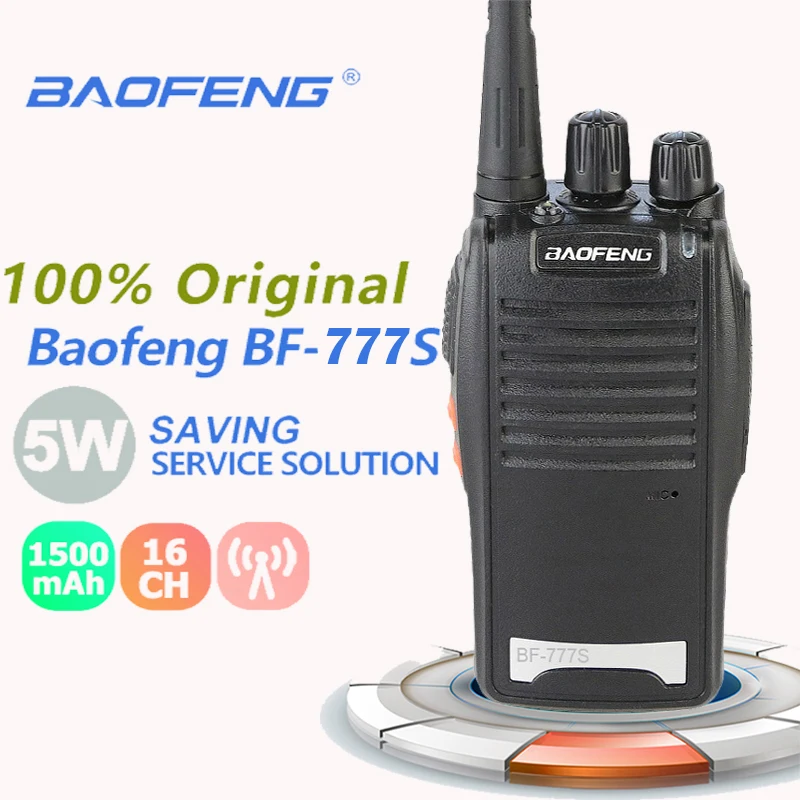 Новинка Baofeng BF 777S Портативный иди и болтай Walkie Talkie UHF 400 470 МГц 50 км Dmr радио Emisoras De