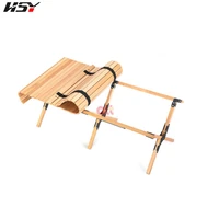 l120w60h45cm folding wood table portable outdoor indoor all purpose foldable roll wooden table big picnic bbq table