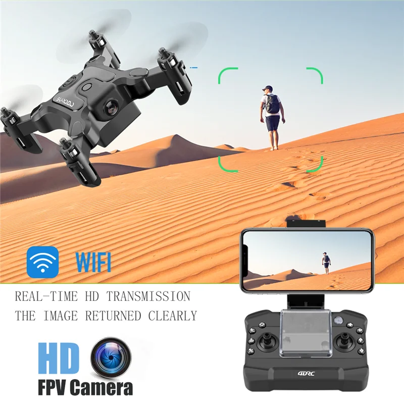 

Новый мини-Дрон V2 4K 1080P HD камера Wi-Fi Fpv давление воздуха удержание высоты складной Квадрокоптер Радиоуправляемый Дрон детская игрушка подаро...