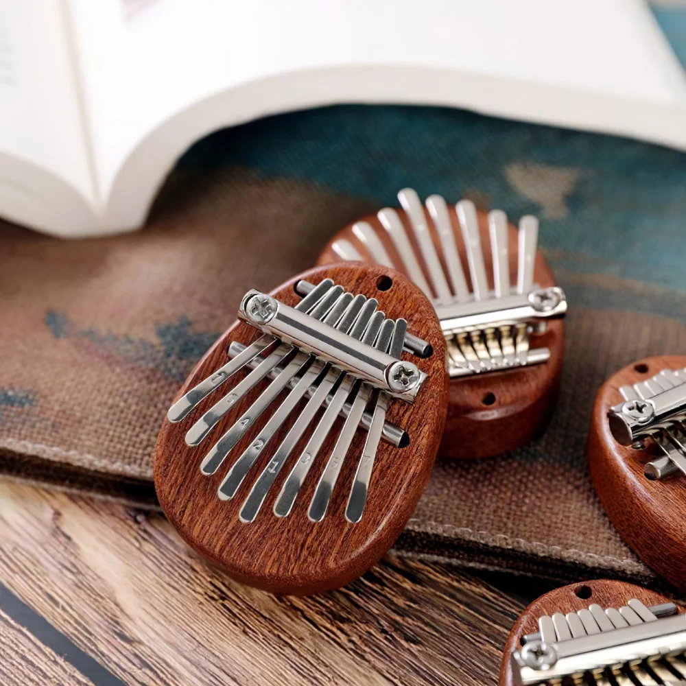 Детский развивающий мини-пианино Kalimba на 8 клавиш портативный музыкальный