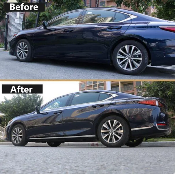 4 /6 шт./партия ABS хромированный автомобильный боковой двери кузова протектор