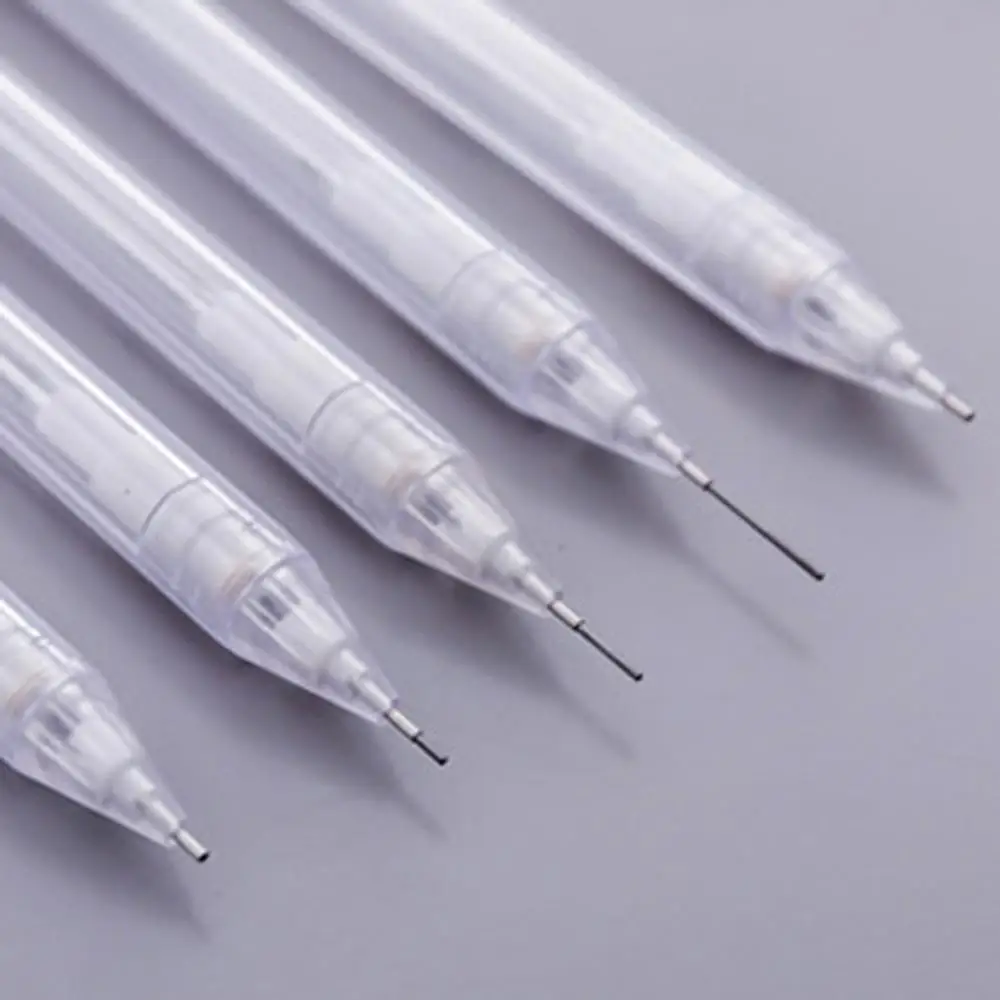 Пластиковый прозрачный механический карандаш очаровательные 0 5 мм 7 Заправка