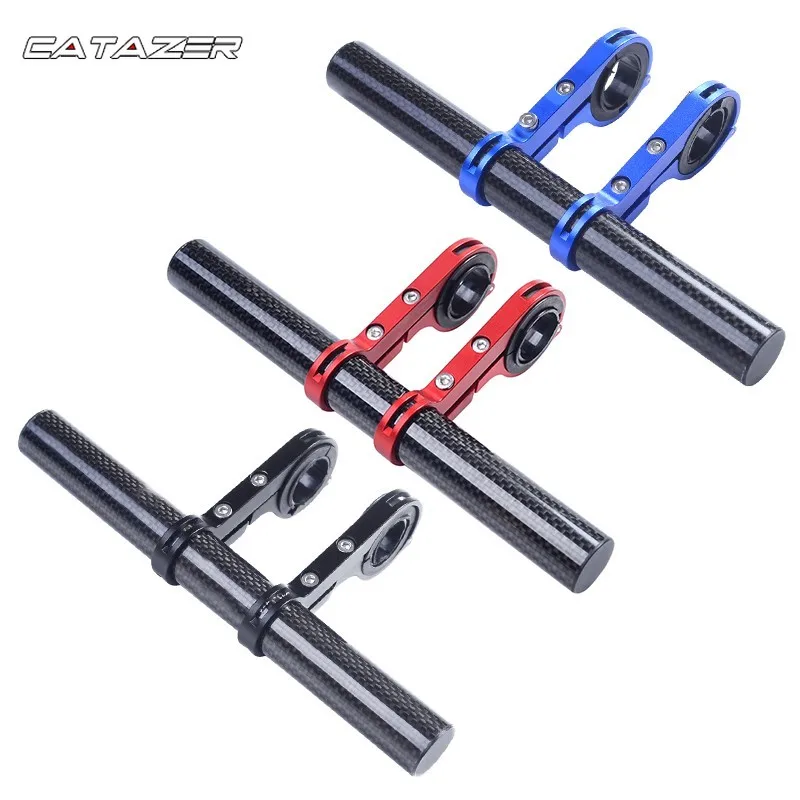 

Удлинитель руля велосипеда из углеродного волокна для горного велосипеда, крепление спидометра для фары, фонарика, держателя лампы, расширитель руля