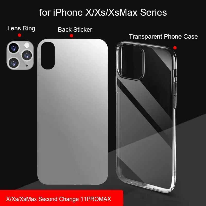 Three-piece Transparent Phone Case Back Camera Protective Cover For IPhone iPhone 11 X/XR/XS/XS MAX! Appearance | Мобильные телефоны