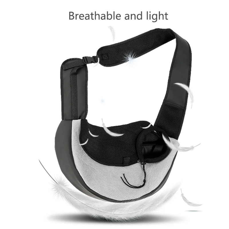 

Practical Pet Backpack Cat and Dog Shoulder Backpack Pet Travel Portable Oblique Cross Bag Breathable Mesh Pet Bag