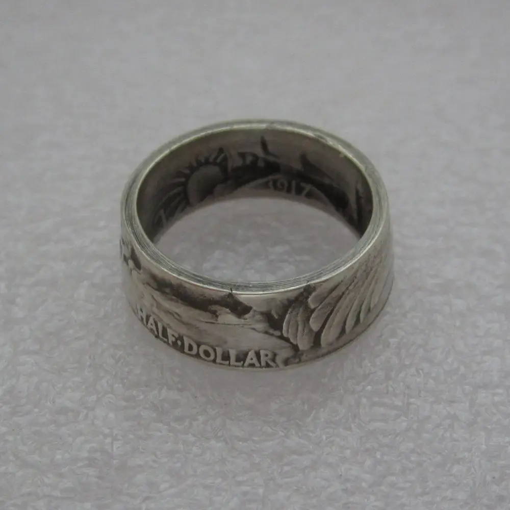 Мужские Винтажные полосы из серебра пробы с изображением ходьбы | Дом и сад