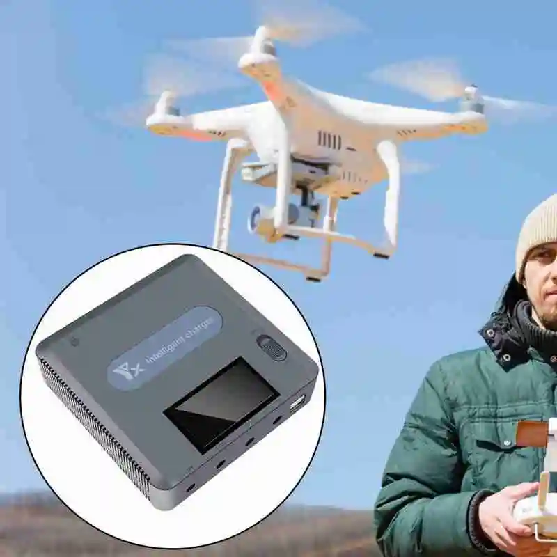 Drone Charging Hub Kit For DJI Mavic Mini/Mini 2 Two-Way Digital Charging Power Converter Quickly Accessories Display Butle J8V1