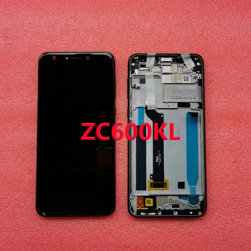 6 0 &quotLCDs для Asus ZenFone 5 Lite 2018 ZC600KL / 5Q X017DA Полный ЖК дисплей + сенсорный экран