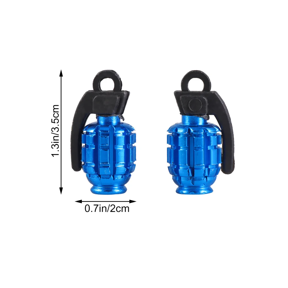 

Pair of Schrader Style BMX Aluminium Alloy Caps Car Motorbike Scooter Bike MTB BMX Waterproof Tyre Air Caps Dust