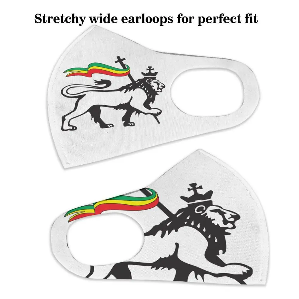 Rasta Lion Of juah Reggae mascara Protector facial masmascaras de tela mask DIY for face fashion cloth | Аксессуары для одежды