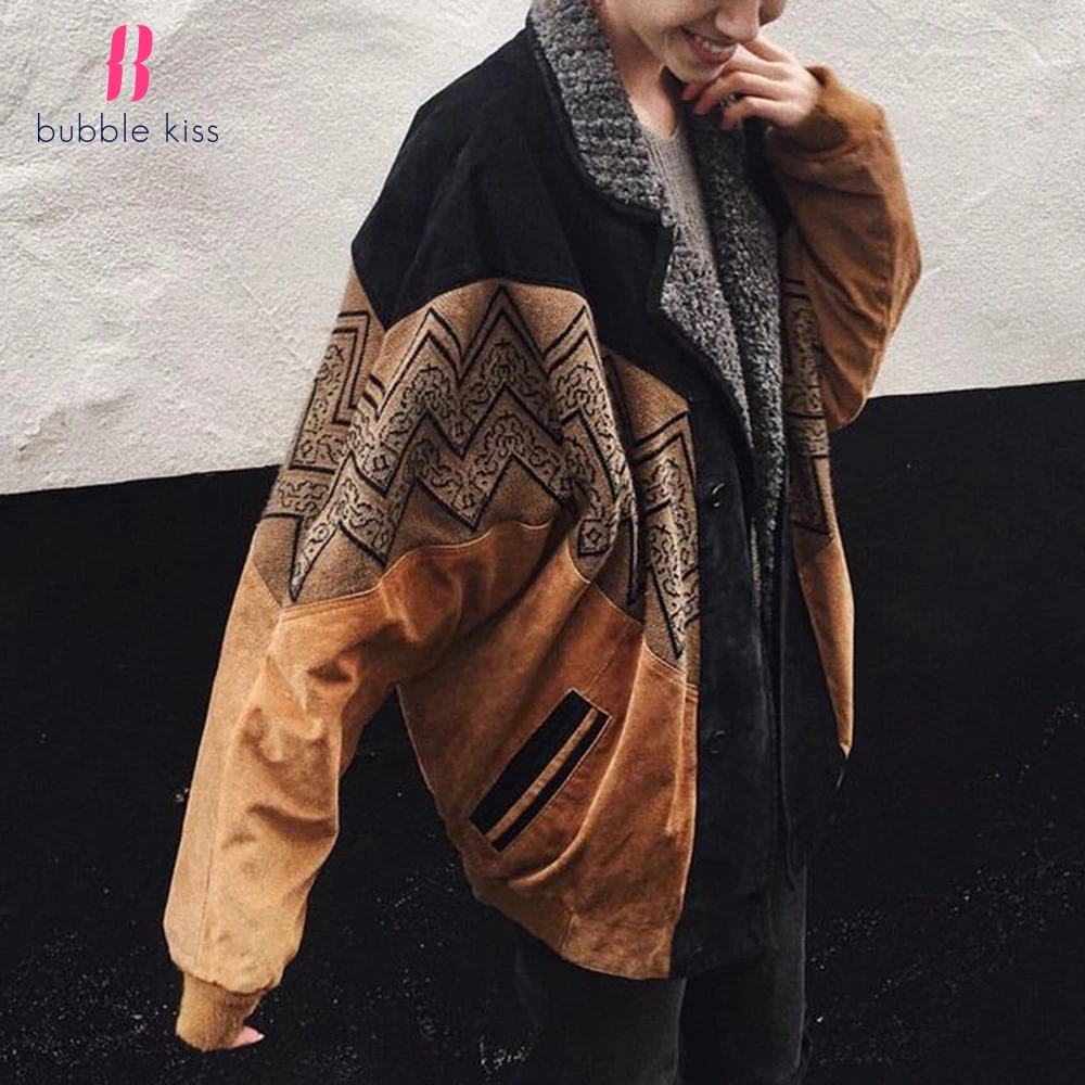 Женские куртки пальто винтажная хлопковая верхняя одежда с длинным рукавом в