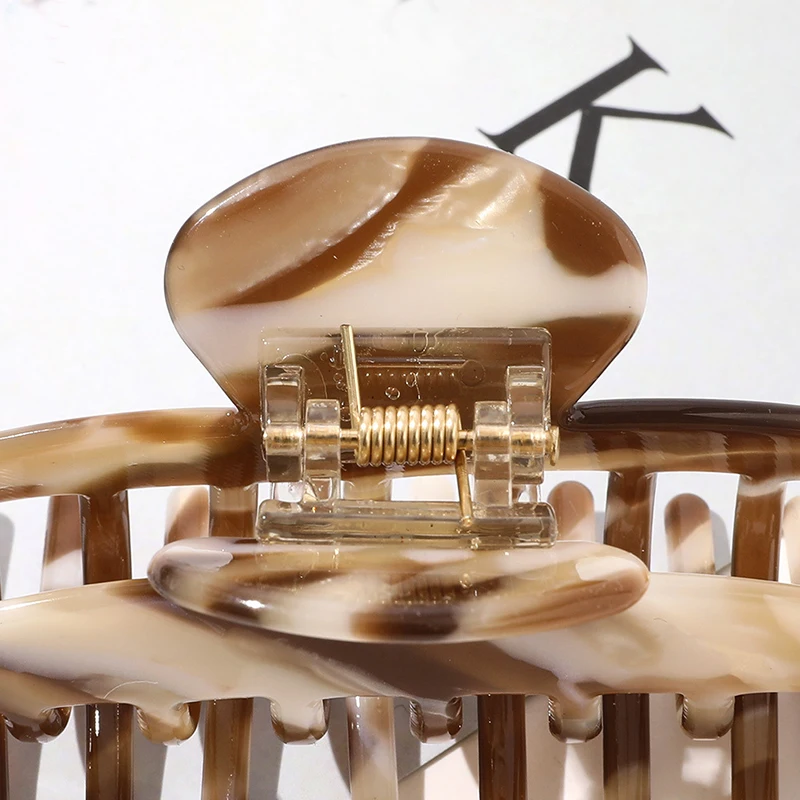 

Twill Keel Acetate Claw Clip Large Barrette Crab Hair Claws For Women Girls Hair Accessories Hair Clip Hair Claw for Women